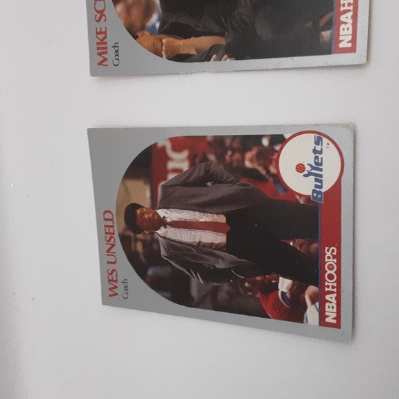 1990 NBA Hoops Coach Cards 6 Count - Picture 2 of 8